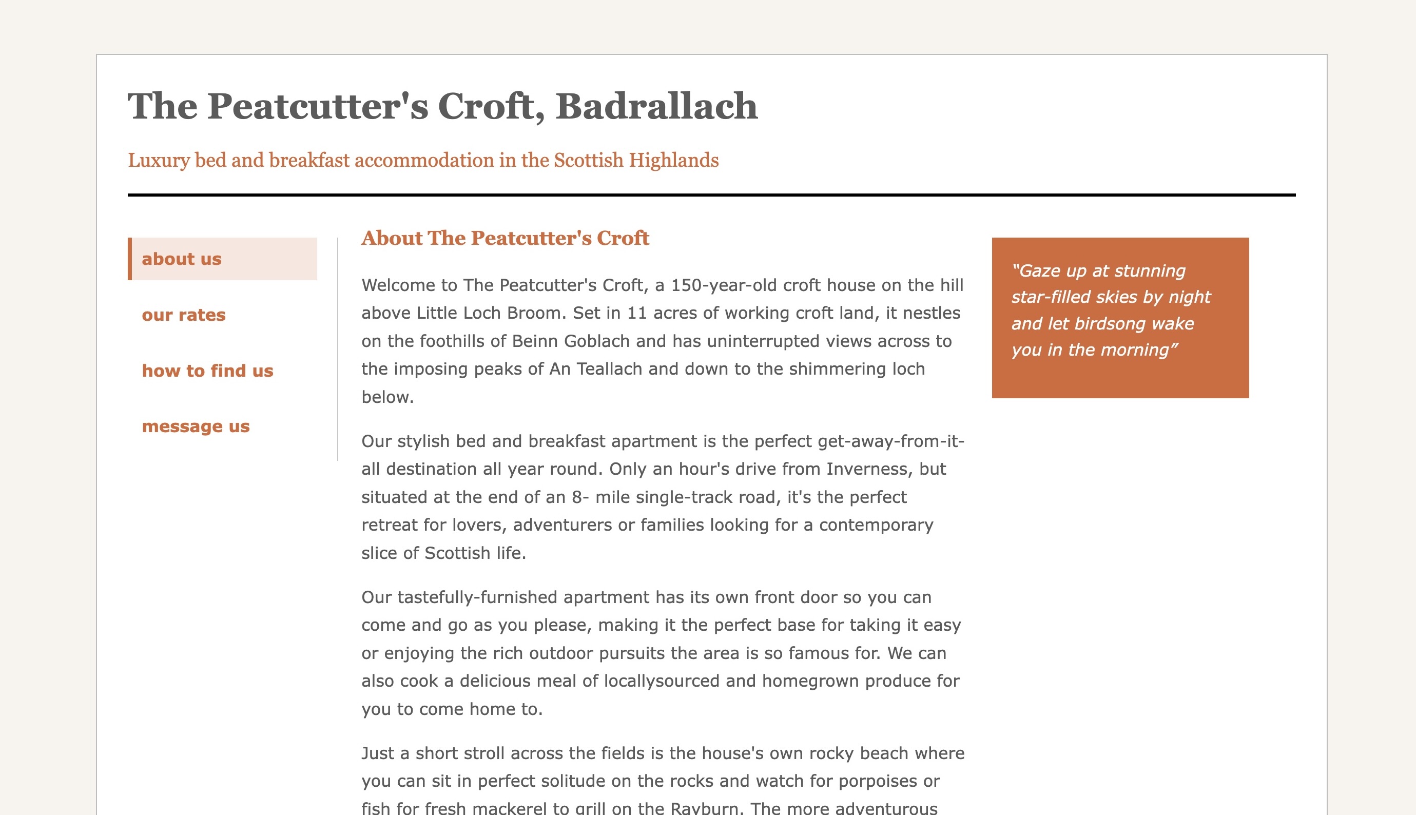 The cover image for The Peatcutter's Croft project